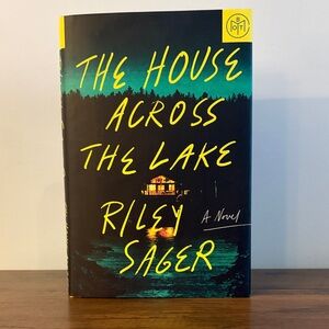The House Across the Lake Hardcover - Black/Teal Cover